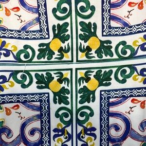 ANTONIO MELANI Sicily Tile Print Dress